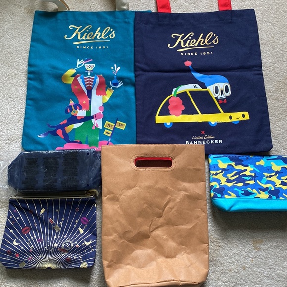 Kiehl's Bags Kiehls Bag Collection 6 Total Poshmark